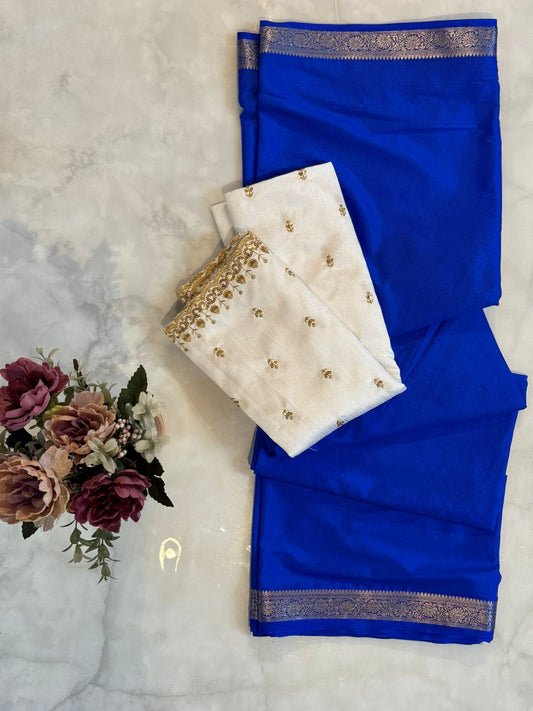 Semi Crape Mysore Crape Silk Saree