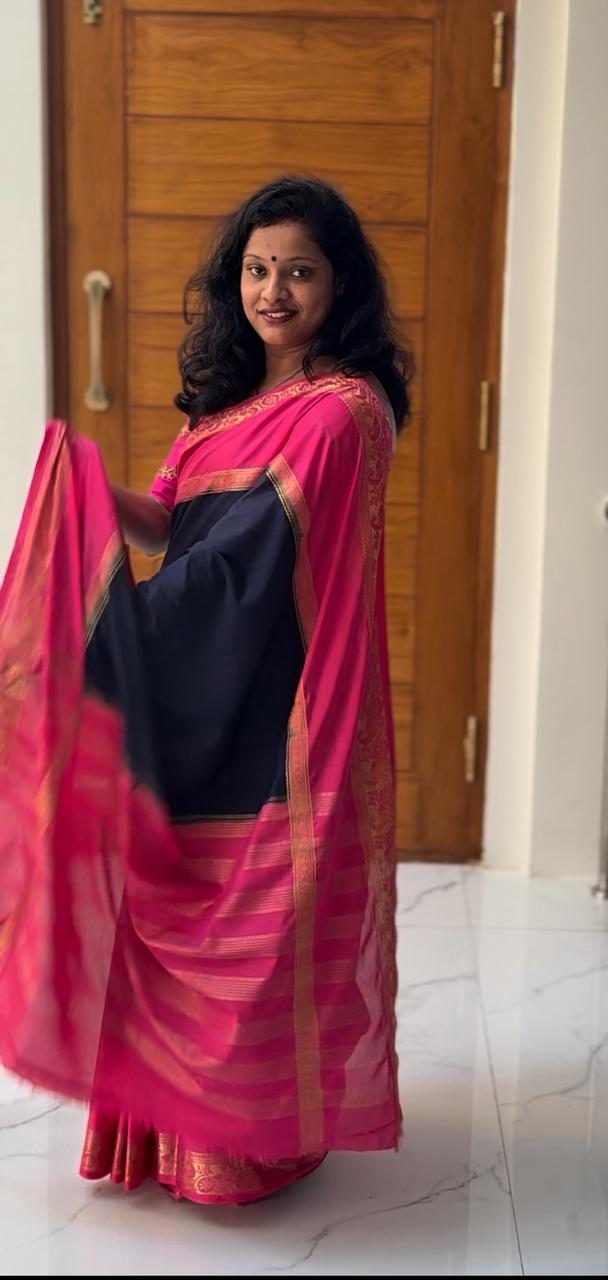Premium Quality Semi Mysore Silk Saree