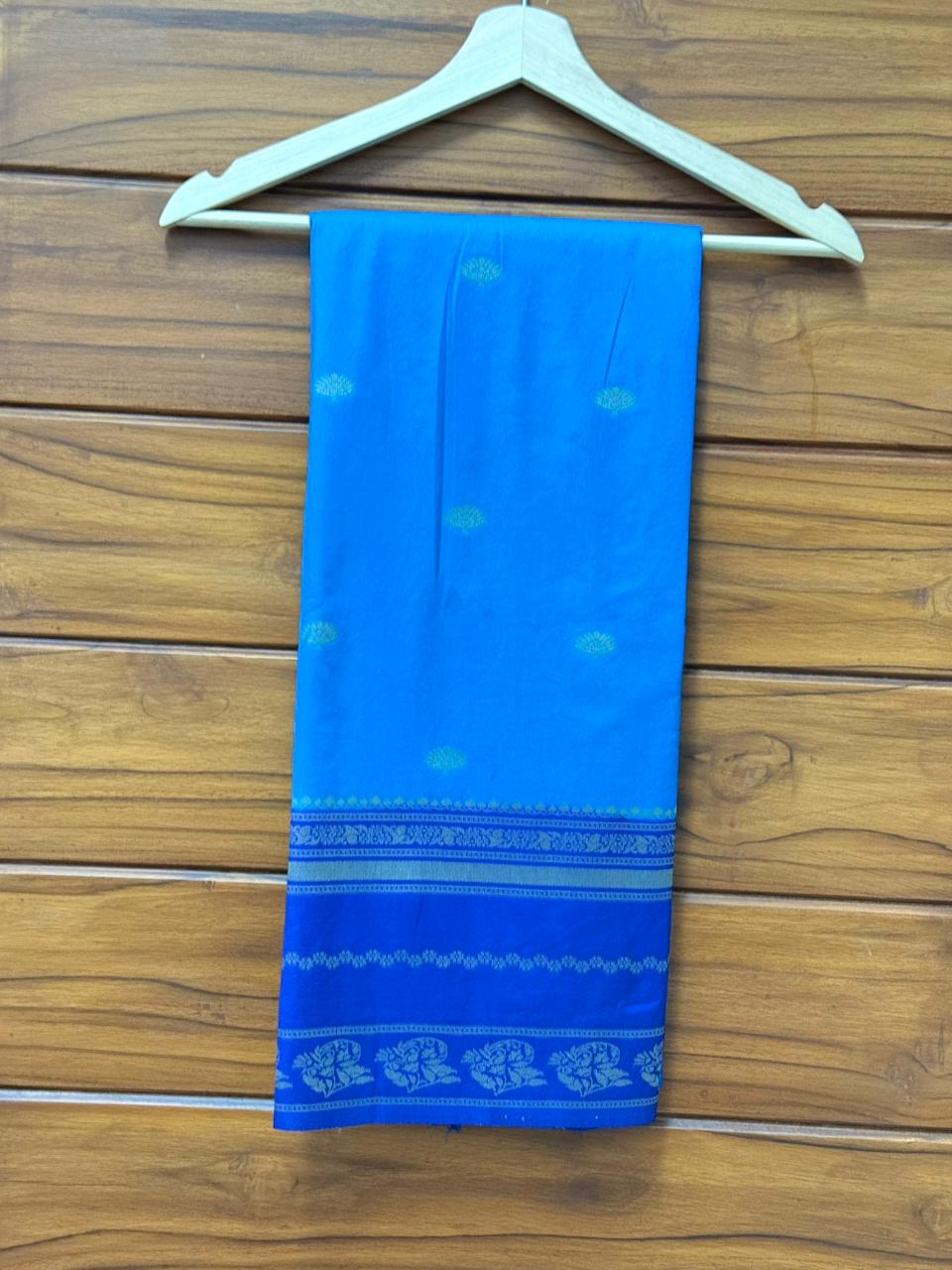 Premium Semi Mysore Silk Saree – Gowri & Ganesha Festival Special