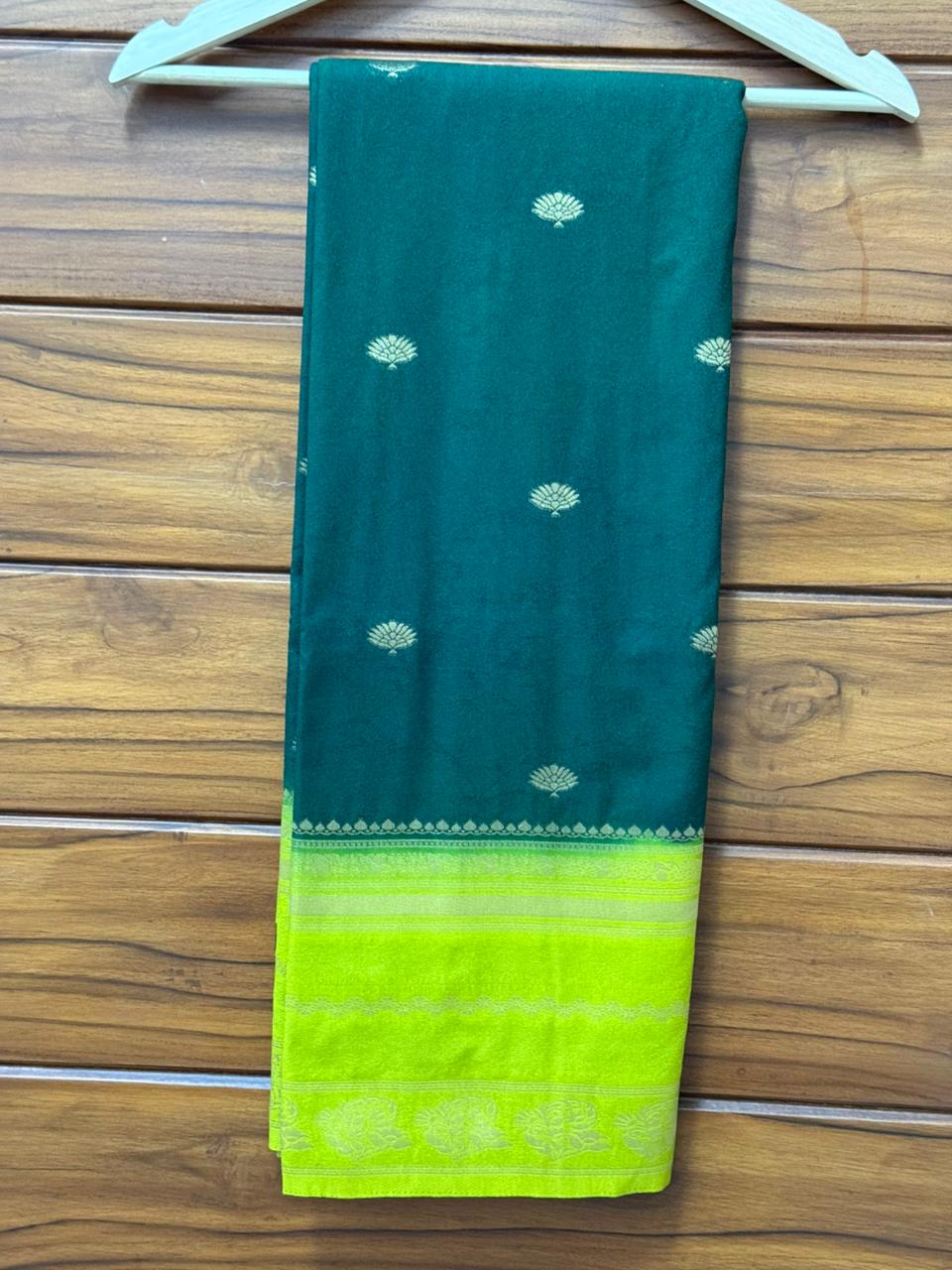 Premium Semi Mysore Silk Saree – Gowri & Ganesha Festival Special