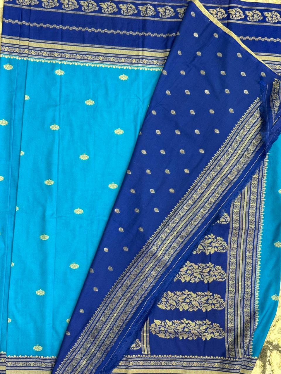 Premium Semi Mysore Silk Saree – Gowri & Ganesha Festival Special
