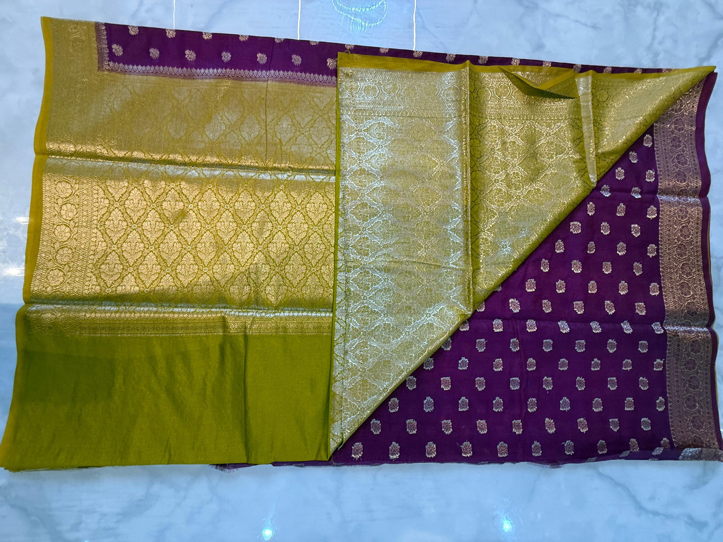 Banarasi silk 1000 butta saree
